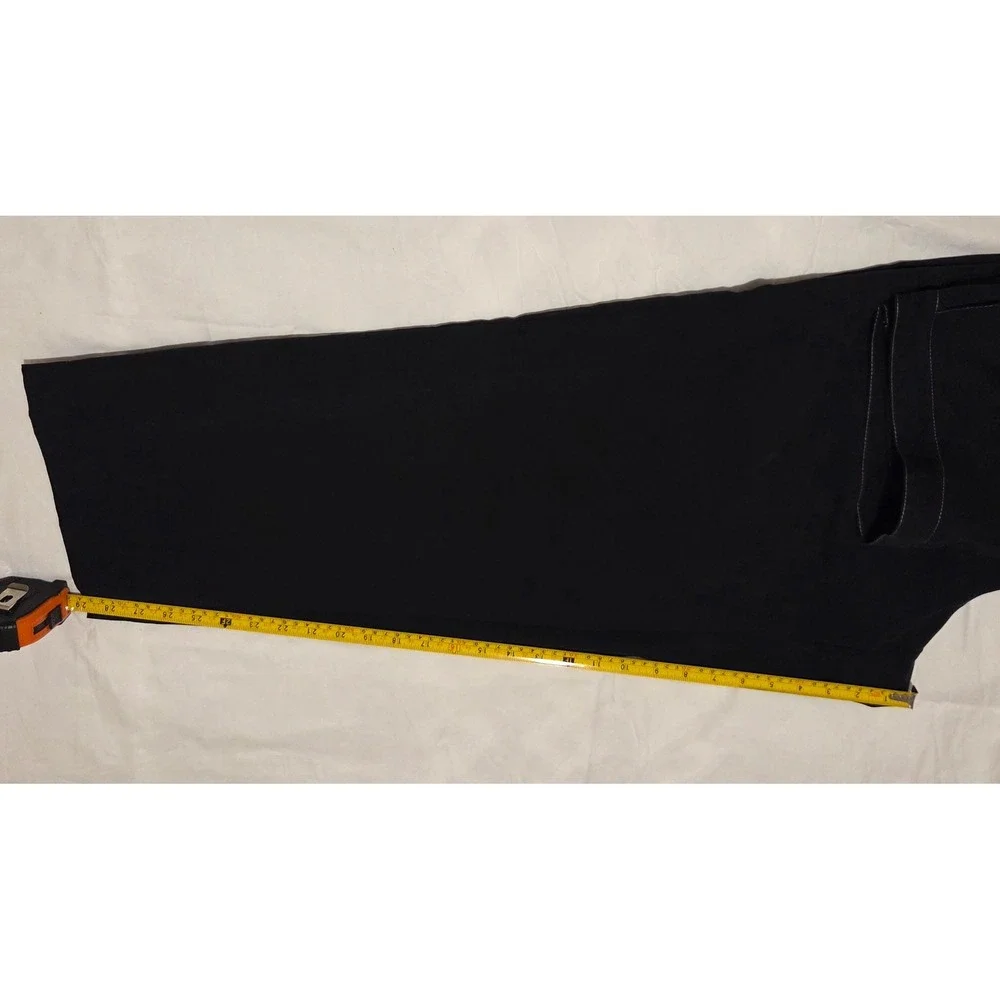 Alfred Dunner Women's Black Wide Leg Pants Size 18W Elastic Waist Comfort Casual